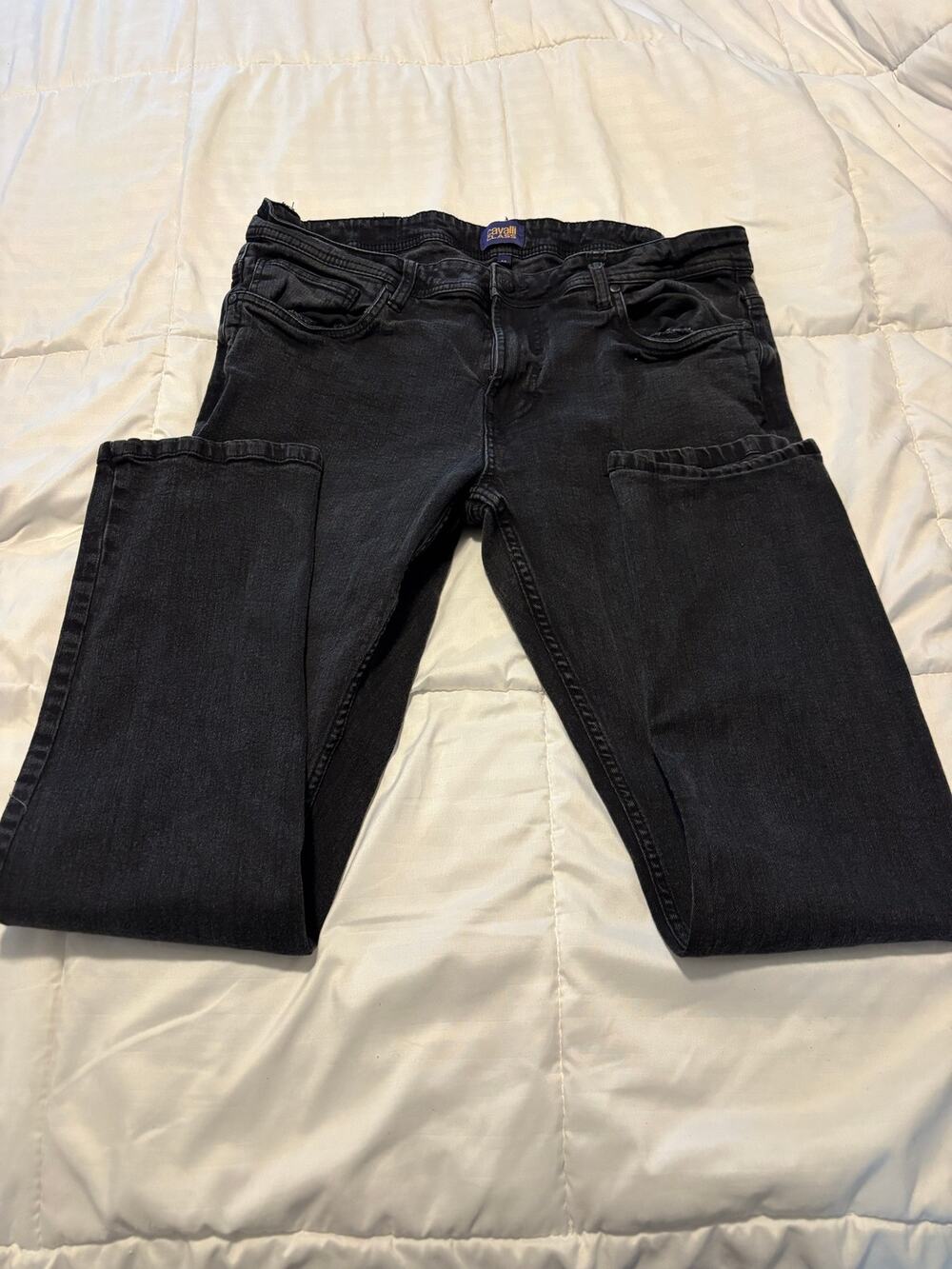 Cavalli Class men’s black jeans size 36